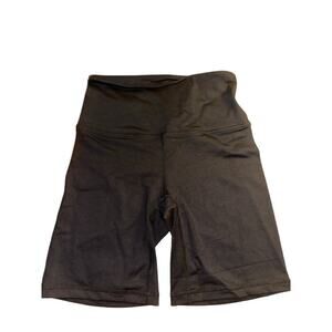 Rawgear Women's Active Stretch High Waist Pull On Biker Shorts Size XS Black NWT